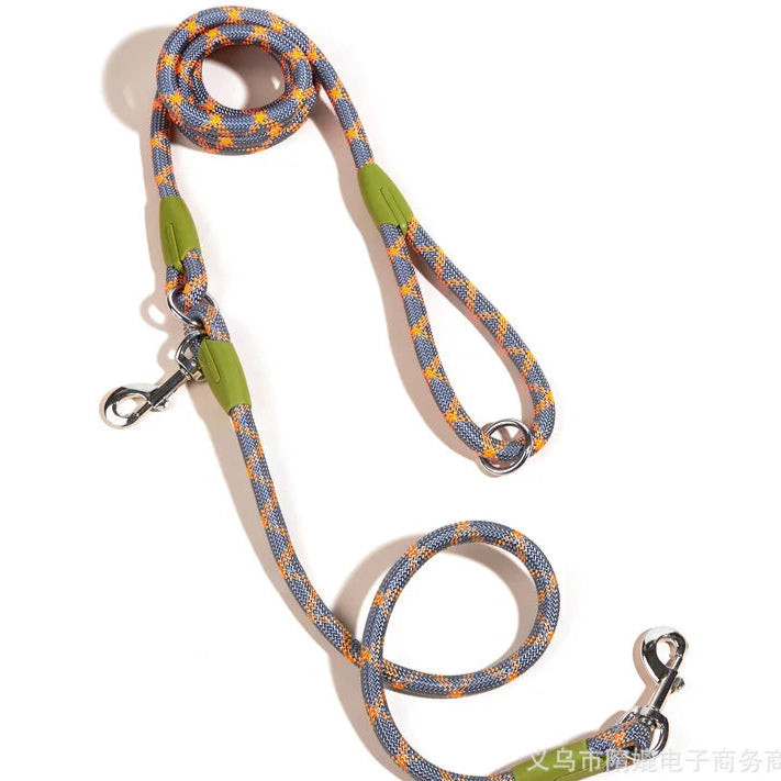 DOG LEASH-Rope Dog Leash Reflective Nylon Material
