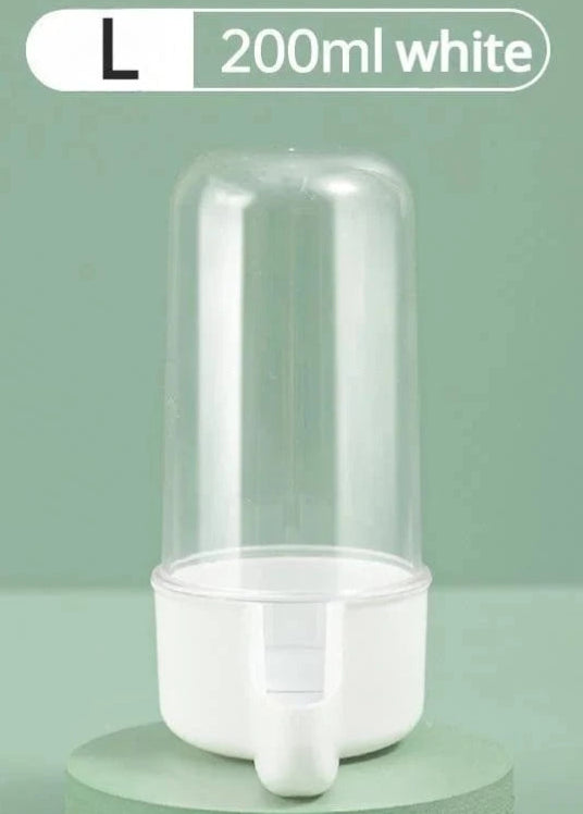 white large bird hanging feeder supplies for cage, super easy to clean