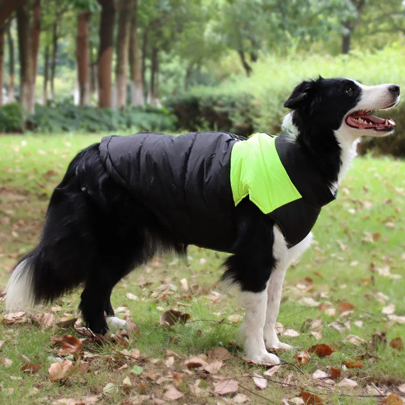 Waterproof Big Dog Vest Jacket Winter Warm Pet Dog Clothes For All Dog Sizes