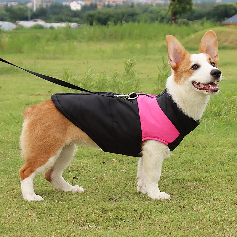 Waterproof Big Dog Vest Jacket Winter Warm Pet Dog Clothes For All Dog Sizes