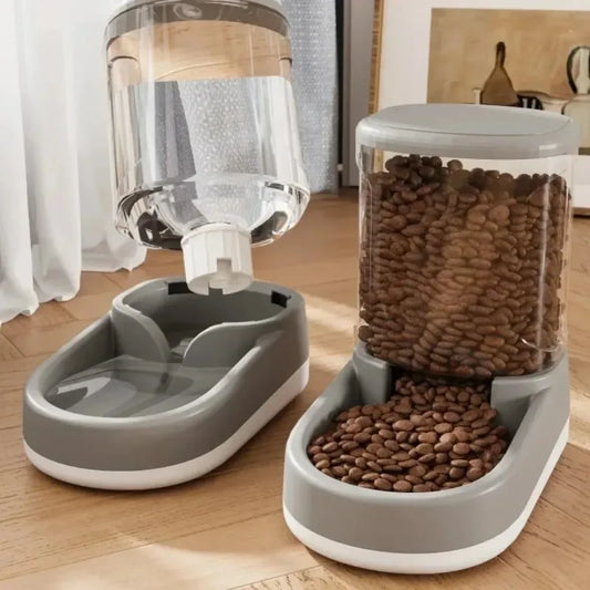 PS: SELLING OUT QUICKLY: Pet Automatic Feeder Cat Food Bowl Things for Cats Puppy Bowl Feeding Watering Supplies Drinker Dog Food Storage Dispenser