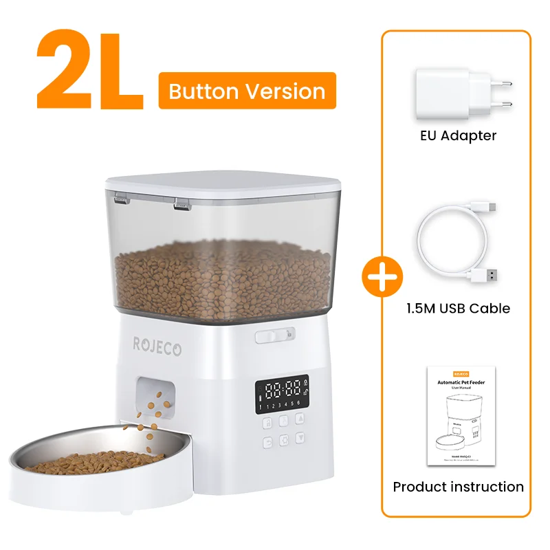 Smart Control Pet Feeder for Cats and Dogs-AUTOMATIC PET FEEDER