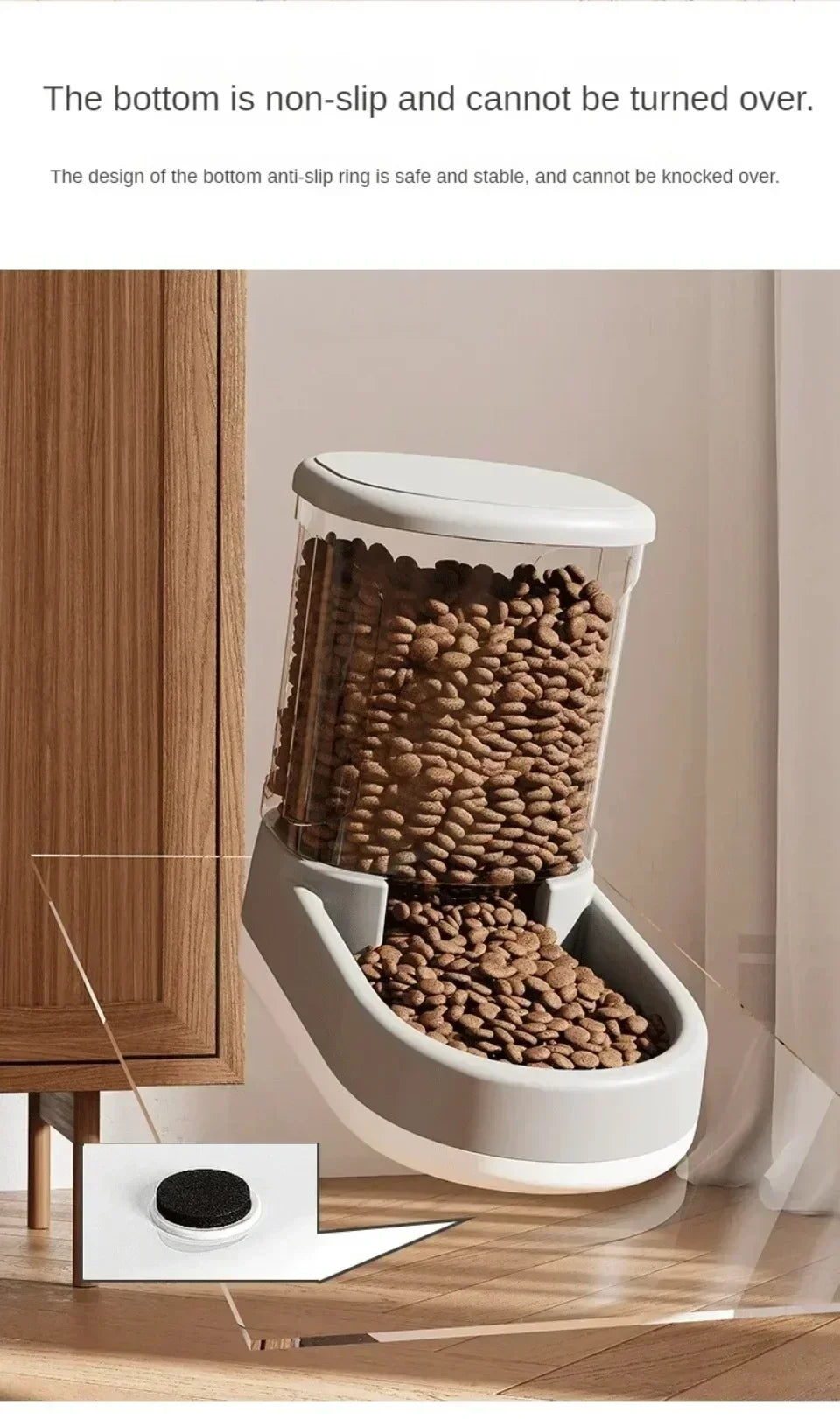 PS: SELLING OUT QUICKLY: Pet Automatic Feeder Cat Food Bowl Things for Cats Puppy Bowl Feeding Watering Supplies Drinker Dog Food Storage Dispenser