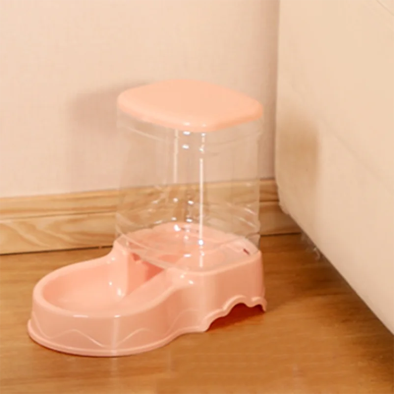 Automatic Pet Feeder Cat Drinking Bowl Large capacity Animal bowl 3.8L combination food storage bucket Pet supplies