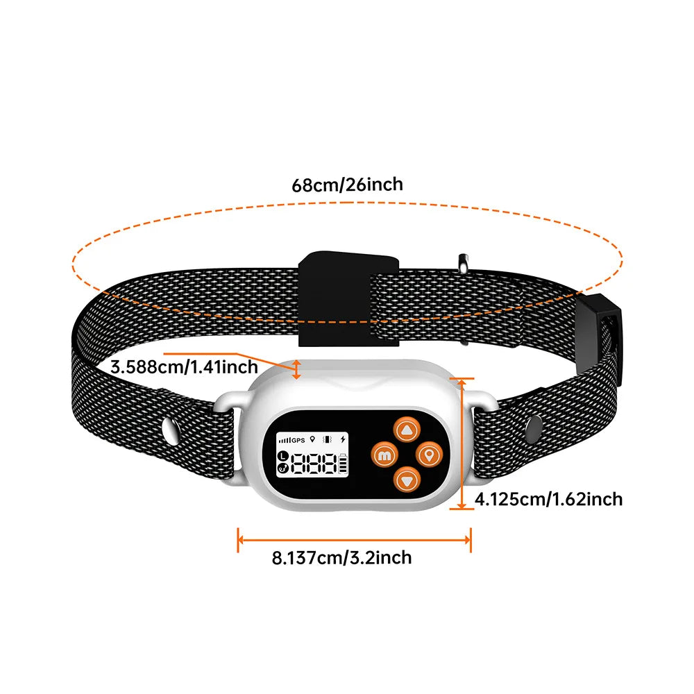 GPS Dog Fence Wireless Invisible Outdoor Dog Fence System Beep Vibrations Shock Collar Smart regulation for Dog Safety