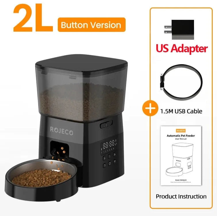 Smart Control Pet Feeder for Cats and Dogs-AUTOMATIC PET FEEDER