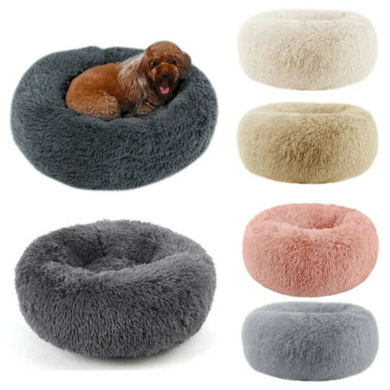 Donut Mand Dog Accessories for Large Dogs Pet Bed Round Soft Comfortable Calming Mat