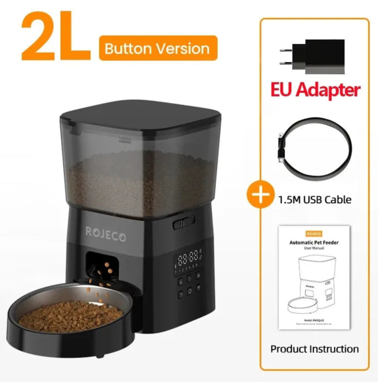 Smart Control Pet Feeder for Cats and Dogs-AUTOMATIC PET FEEDER