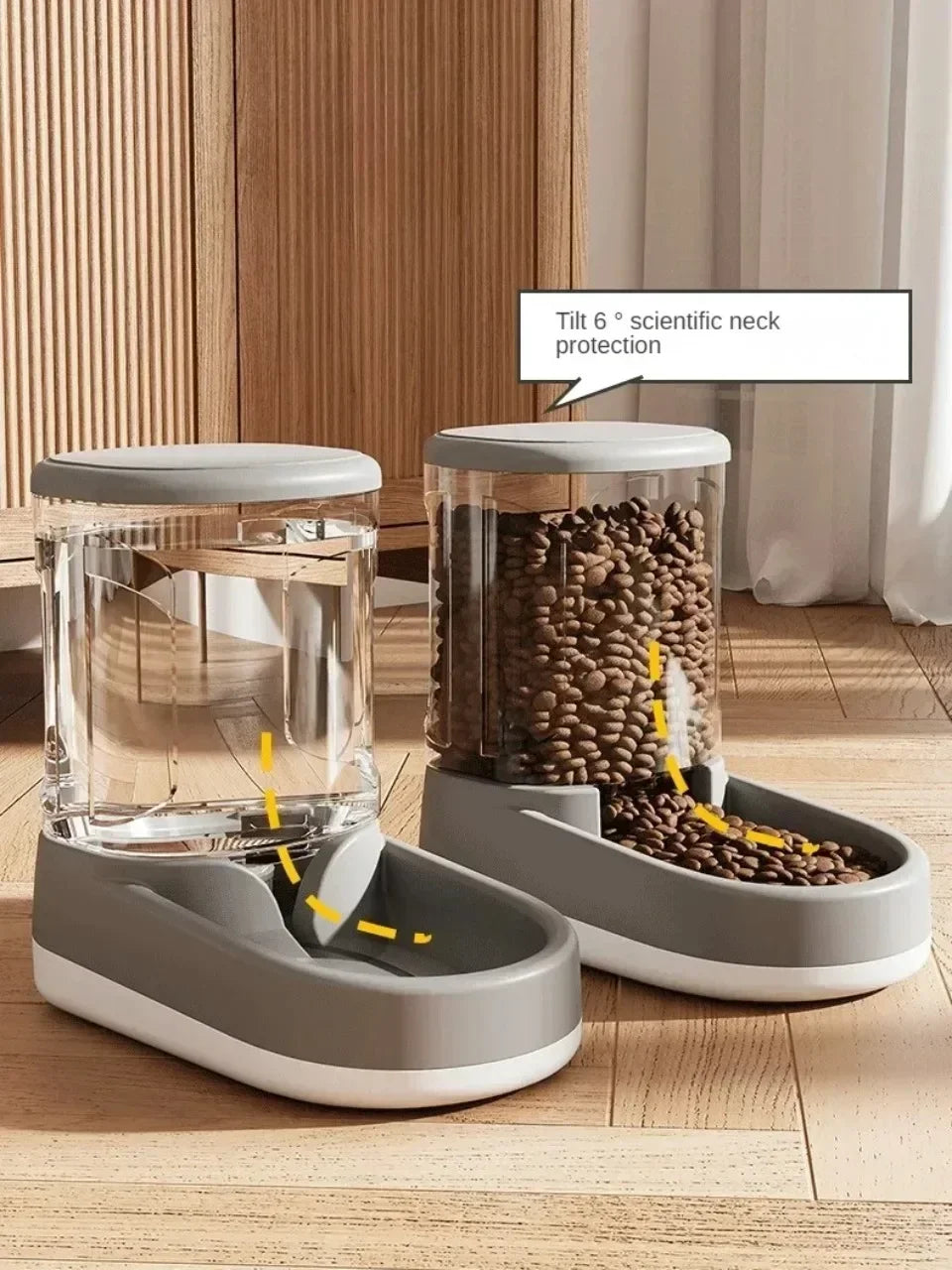 PS: SELLING OUT QUICKLY: Pet Automatic Feeder Cat Food Bowl Things for Cats Puppy Bowl Feeding Watering Supplies Drinker Dog Food Storage Dispenser