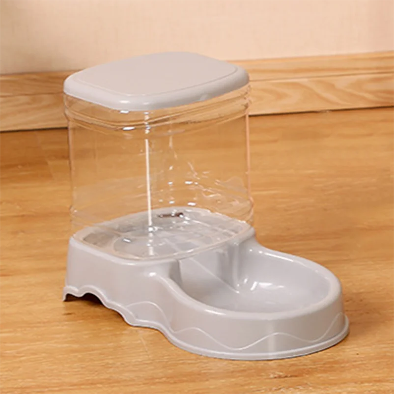 Automatic Pet Feeder Cat Drinking Bowl Large capacity Animal bowl 3.8L combination food storage bucket Pet supplies