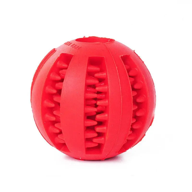 Non-toxic ball for dog and cat, bite-resistant toy ball for puppy and cat, pet food feeder, chew, cleaning ball