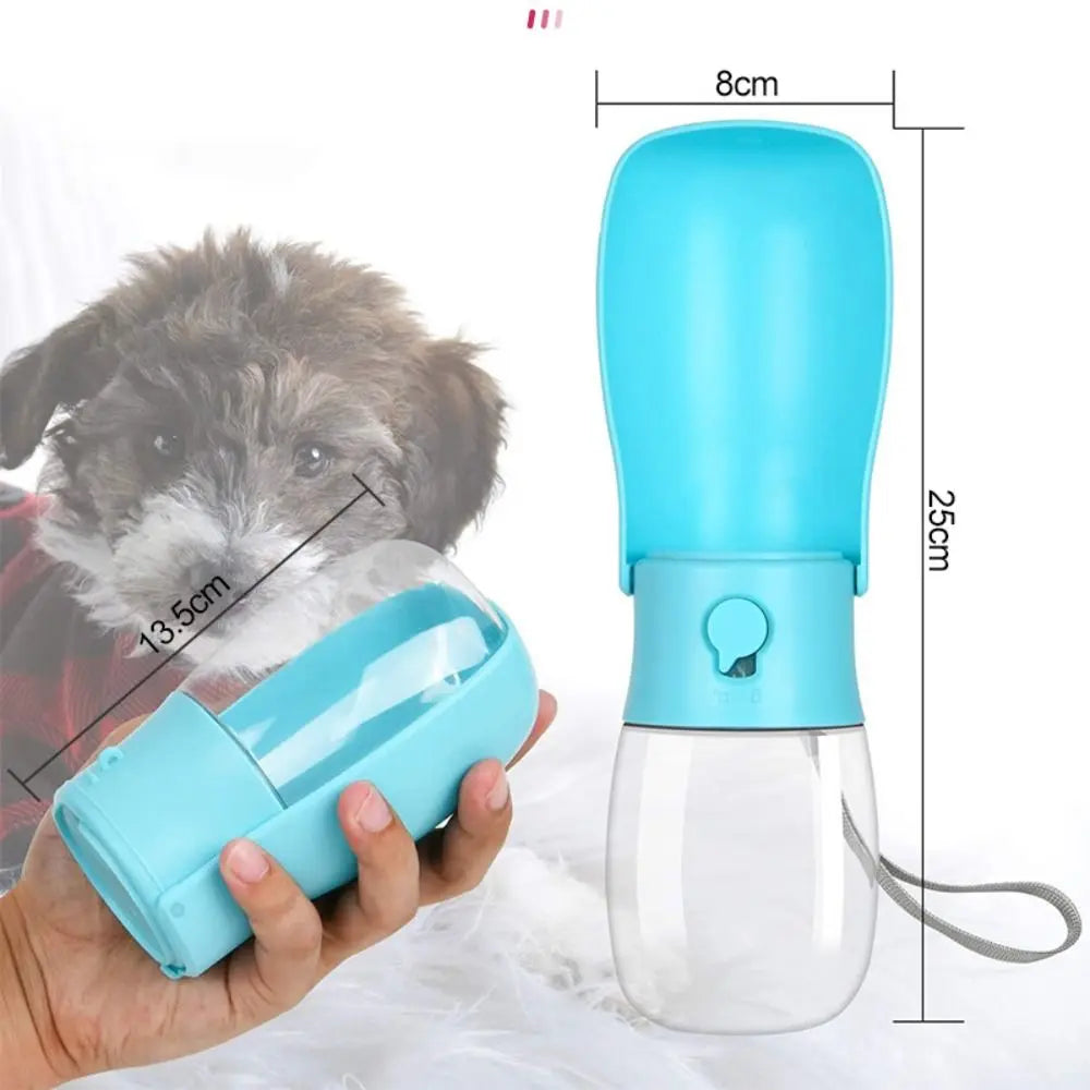 Multi-use 300ml Pet Dog Water Bottle Portable Foldable Pet Walking Feeder Leakproof Pet Water Dispenser