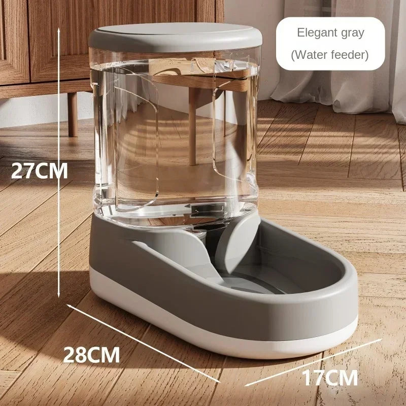 PS: SELLING OUT QUICKLY: Pet Automatic Feeder Cat Food Bowl Things for Cats Puppy Bowl Feeding Watering Supplies Drinker Dog Food Storage Dispenser