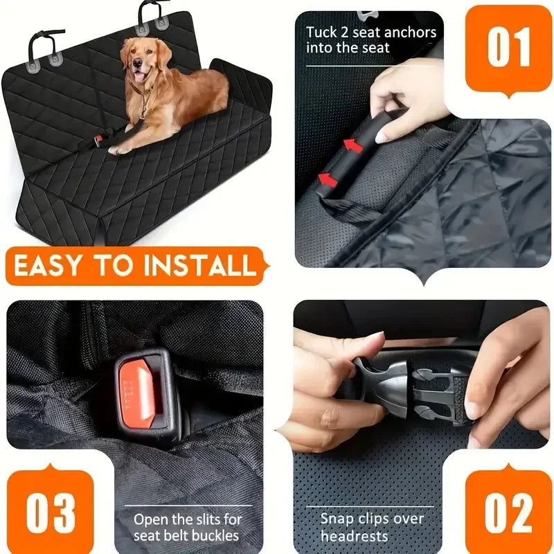washable pet mat cover for car, super easy to clean
