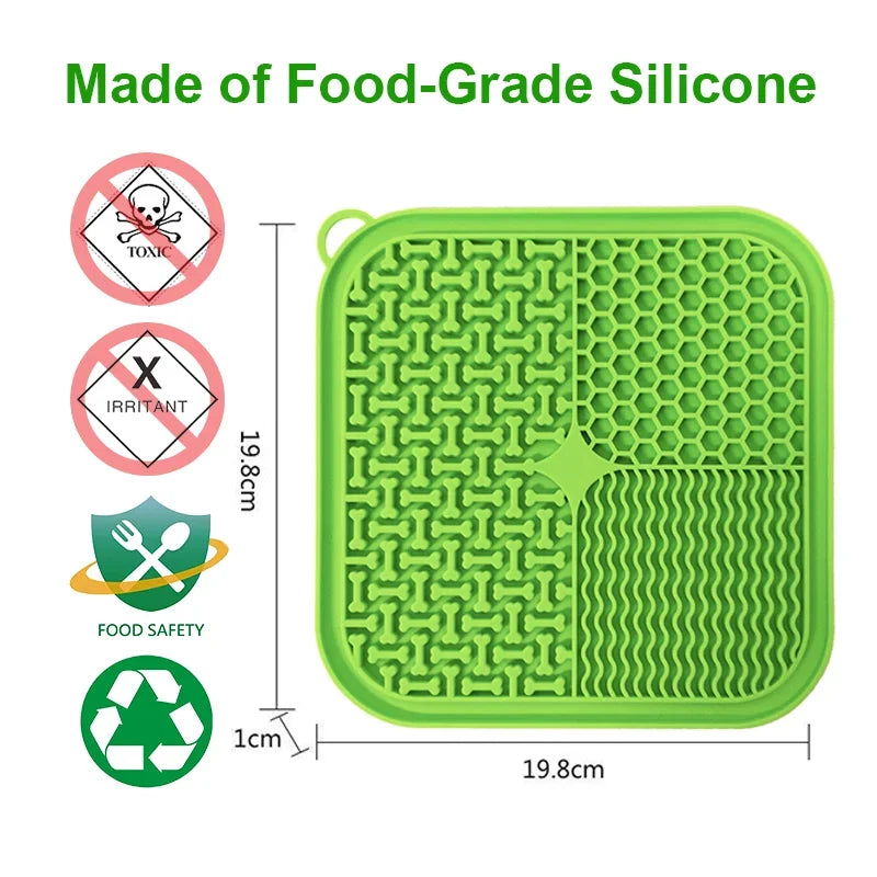 non-toxic, high quality pet bowl mat, slow feeder bowls